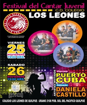 Primer Festival del Cantar Juvenil del CD Colegio Los Leones de Quilpué.