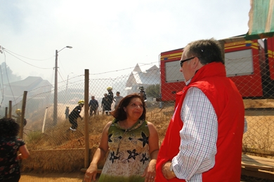 Incendio en Quilpué.