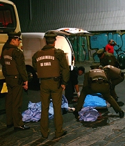 Hombre murió atropellado tras salir expulsado de un bus en Quilpué.