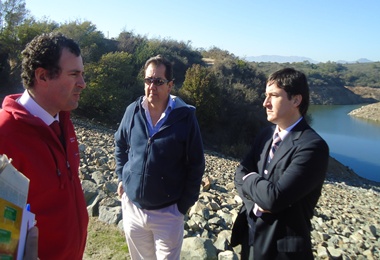 Diputado Squella: “Esperamos que las obras en el embalse Los Aromos las inaugure como ministro Laurence Golborne en 2013”.