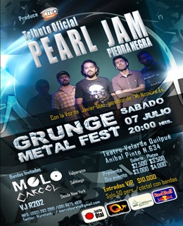 Evento de Grunge Metal Fest se realizará en Quilpué.