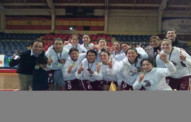 Leonas de Quilpué campeonas nacionales de la liga Movistar. .