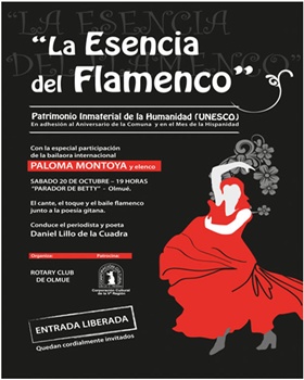 Noche de flamenco se vivirá el sábado en Olmué
