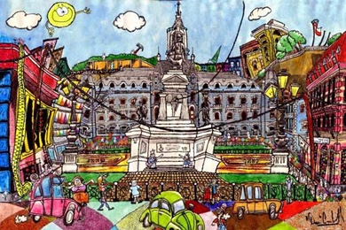 En Quilpué,Inauguran muestra plástica “Contra Punto: Dos Miradas del Paisaje”.