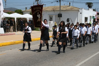 Limache homenajeó al Teniente Hernán Merino Correa.
