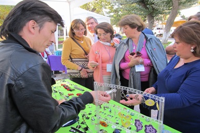 En Olmué artesanos participaron en Exposición en Plaza Manuel Montt.