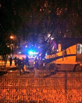 Hombre muere tras lanzarse a vías del metro en estación El Sol de Quilpué.