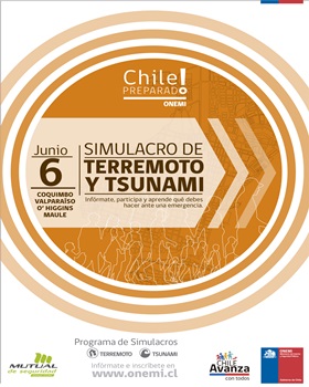 Escolares de la región participarán en mayor simulacro de terremoto.