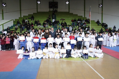 Casi 500 niños y niñas participaron en Primer Campeonato de Taekwondo,realizado en Quilpué.