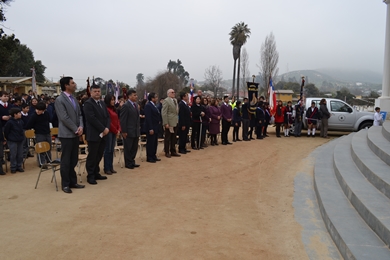 Limache conmemoró nuevo aniversario del natalicio de Bernardo O´Higgins.