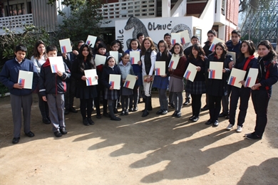 141 alumnos de Olmué recibieron el Bono al Logro Escolar.