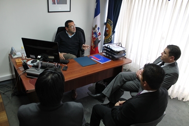 Nuevo Subprefecto de la  PDI de Quilpué realiza visita protocolar a Gobernador.