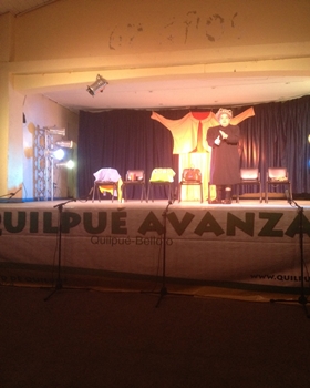 Con espectacular presentación se inició el Ciclo “Quilpué es Teatro”.