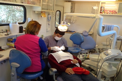 Durante todo el mes de septiembre la Clínica Dental Móvil del SSVQ atenderá en el sector de La Palma, en la comuna de Olmué.