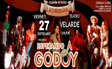 Obra de teatro “Esperando a Godoy”,se presenta en Quilpué.