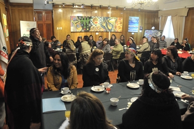 En Quilpue,con desayuno conmemoraron el Día Internacional de la Mujer Indígena.