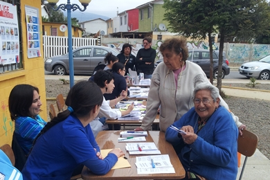 Hospital Santo Tomás de Limache realiza actividad de promoción y prevención con la comunidad.