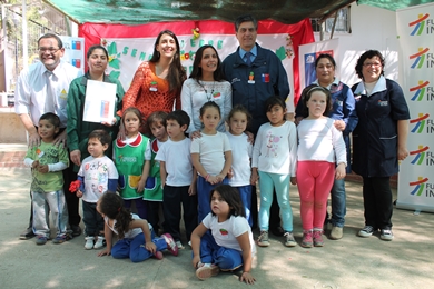 Concesión gratuita permitirá ampliar zonas de patio en jardín infantil de Olmué.