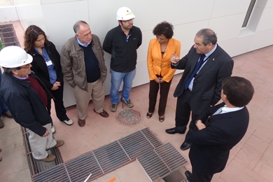 Subsecretario de Redes Asistenciales visitó obras de nuevo Cesfam de Gómez Carreño, el cual podría ser inaugurado en enero próximo.