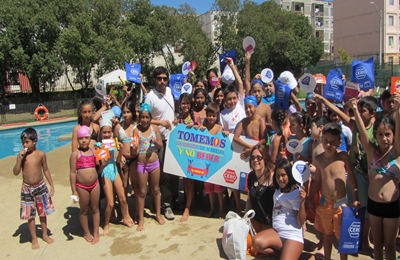 Realizan Campaña Preventiva de Verano en piscinas municipales de Quilpué.