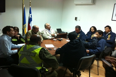20 evacuados en sector de puente Colmo.