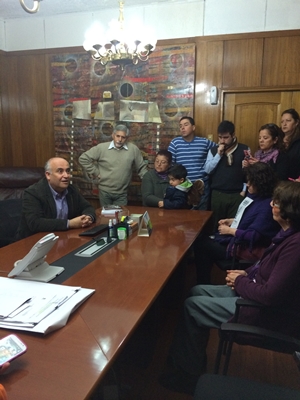 Alcalde Viñambres formuló duras críticas  a ley que autoriza instalación de antenas.