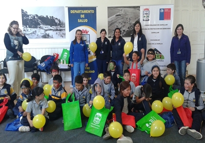 Niños de Zapallar y Cachagua participaron de Jornada Saludable.