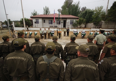 Carabineros de Chile,informa del servicio a Lo Vásquez.