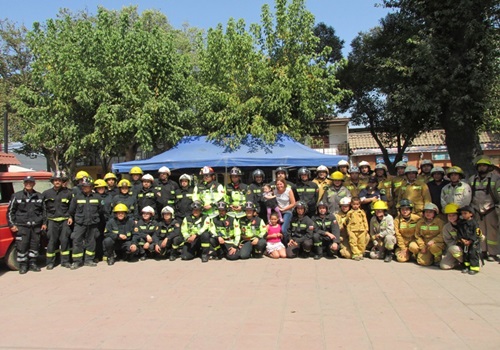 Primera Expo Bomberos de Marga Marga se realizó en Olmué.