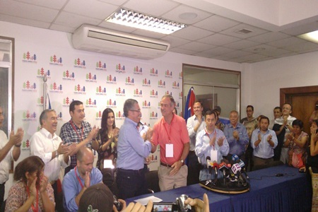 Ignacio Walker y Jorge Pizarro llaman a la unidad del partido y a seguir marcando la identidad de la DC.