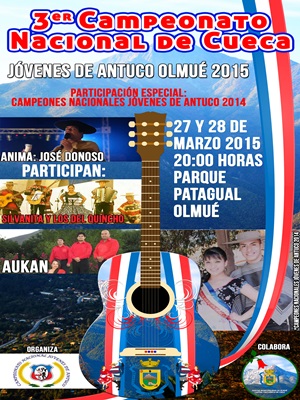 Campeonato Nacional de Cueca Jóvenes de Antuco en Olmué.