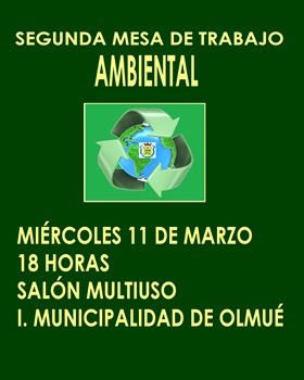 Segunda Mesa de Trabajo Ambiental en Olmué.