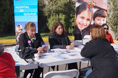Hospital de Quilpué sigue generando vínculos con  su comunidad usuaria a través de plazas ciudadanas.