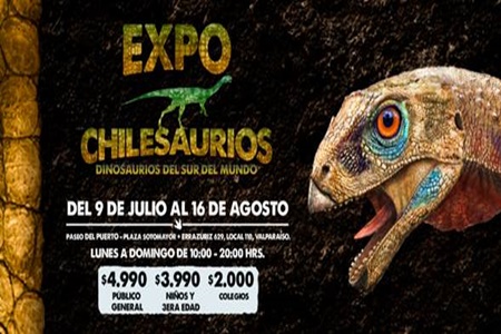 ¨Expo chilesaurios¨ nos quedamos hasta el 30 de agosto.