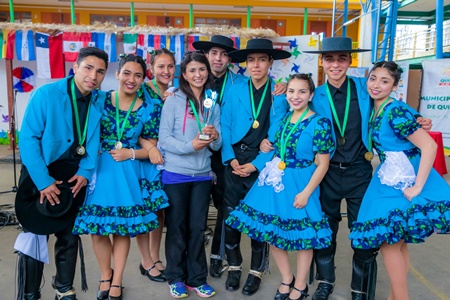 Alumnos brillaron en 3° Festival Interescolar de Danza  Folclórica Latinoamericana.