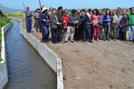 EN LA CRUZ CUENTAN CON RENOVADO CANAL DE  REGADÍO PARA MEJORAR PRODUCCIÓN AGRÍCOLA.