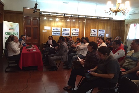 Alcalde sostuvo reunión de coordinación de   Fiestas Patrias con fonderos y comerciantes de la   comuna.