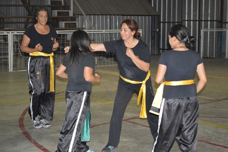 15 10 2015Cercade40alumnostieneeltallerdeKungFu