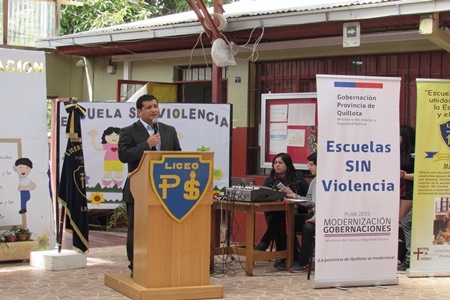 Liceos de La Cruz recibieron certificación de   Escuelas Sin Violencia.