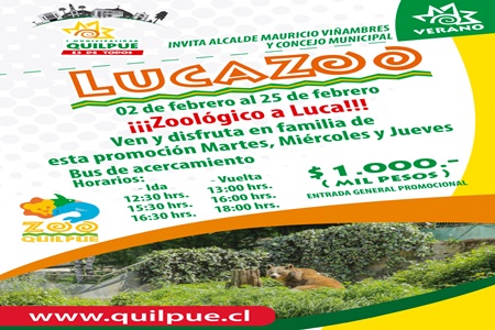 Municipio lanza atractiva promoción de verano para   quienes visiten Parque Zoológico.