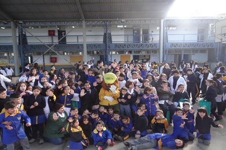 Capacitan a 93 estudiantes de Marga Marga en  prevención de incendios forestales.