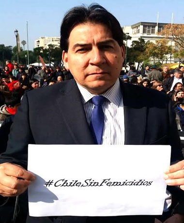 Diputado Urízar se suma a campaña por un #ChileSinFemicidios del Ministerio de la Mujer.