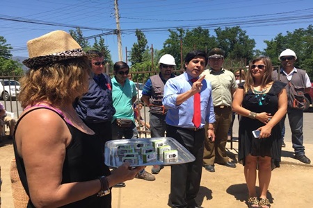Gobernador Cárdenas inaugura alarmas en Olmué que permiten alertar  robos, incendios y emergencias médicas.