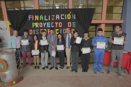 Con éxito finalizó primera etapa en Centro de Extensión Comunal para Personas en Situación de Discapacidad.