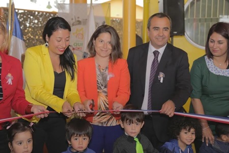 Inauguran nuevo Jardín Infantil y Sala Cuna en sector de Villa Olímpica.