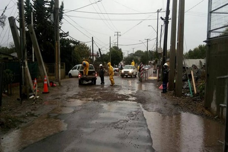 Gobernador César Barra hizo positivo balance  tras las precipitaciones que se registraron en  la provincia de Quillota.