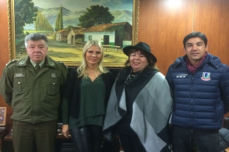 Senadora Lily Pérez solicita a alto mando de Carabineros ver factibilidad de usar estadio de Nogales para encuentros deportivos de Unión La Calera.