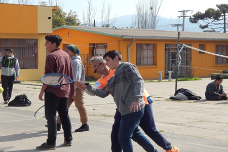 En Quilpué,Horacio de la Peña continúa desarrollando exitoso programa deportivo en establecimientos municipales de la comuna.