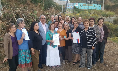 SERVIU entrega terreno en comodato para construcción de sede social para adultos mayores de Cerro Monjas.
