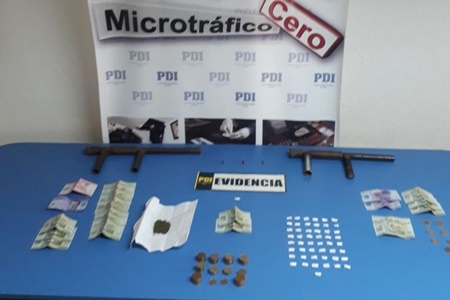 Desarticulan puntos de venta de drogas que operaban cerca de un jardín infantil  en Quillota.